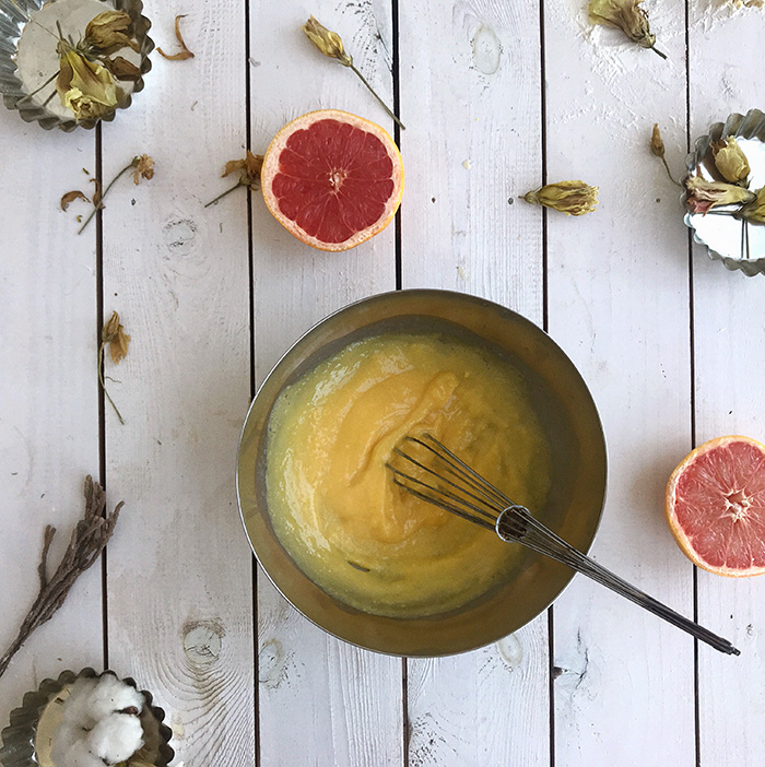 Тарталетки с грейпфрутовым курдом