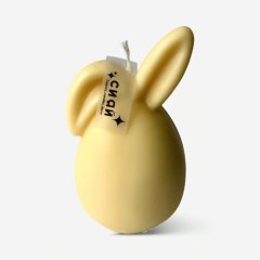 Свеча интерьерная "Пасхальное яйцо-кролик" 