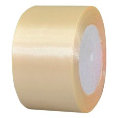 Лента для декора и упаковки Атласная 8 Кремовая 2,5 см 3019762