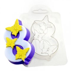 Форма пластиковая "Восьмёрка Бабочки" 