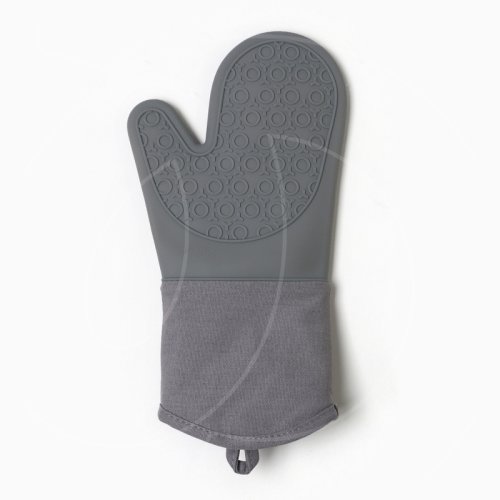 Варежка кухонная силиконовая Серая 10085699