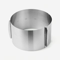 Форма металлическая для выпечки раздвижная Круг H14,5 D16-28 см 7092416