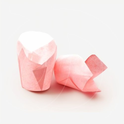 Капсула бумажная тюльпан Розовый D50 H80 1 шт 