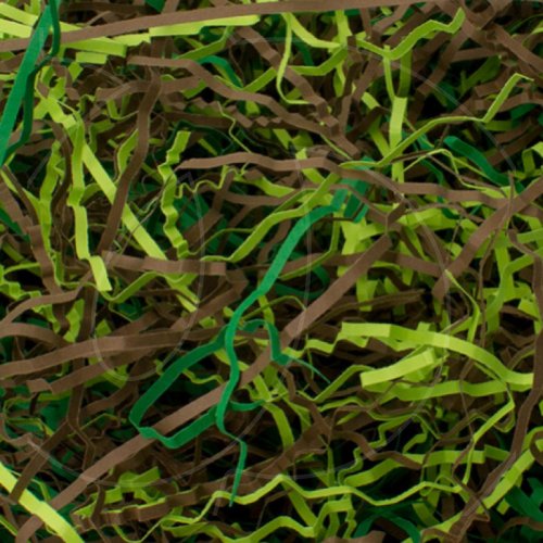 Бумажный наполнитель для упаковки Микс Камуфляж салатовый 2 мм 50 г 