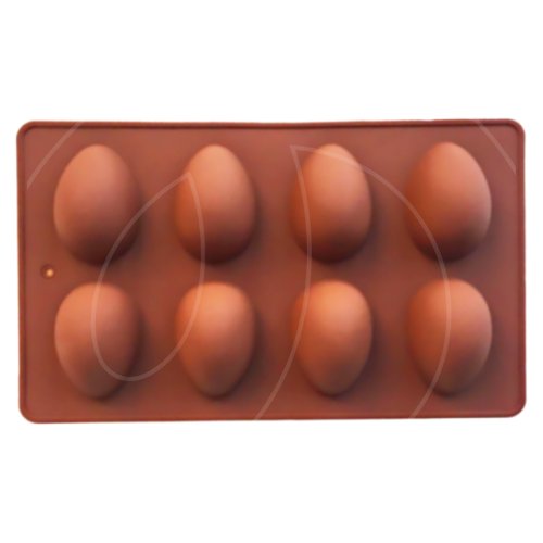 Форма силиконовая "Яйца" 8 шт 44406
