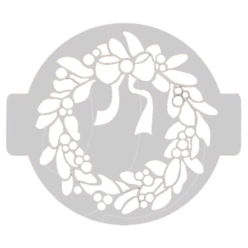 Трафарет кулинарный "Зимний венок" КНГ14-05