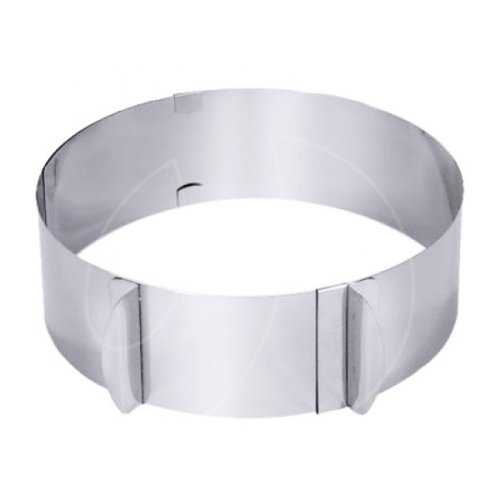 Форма металлическая для выпечки раздвижная Круг H12 D16-30 см 4046500, 7528349