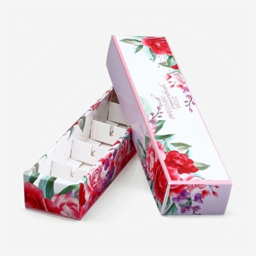 Коробка на 5 конфет "Весна" 21х5х3,3 см 10453029